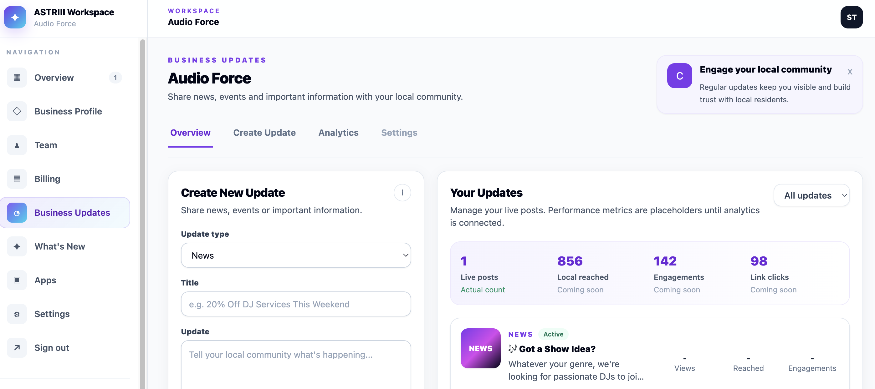 🚀 Workspace Update: Introducing Your New Navigation