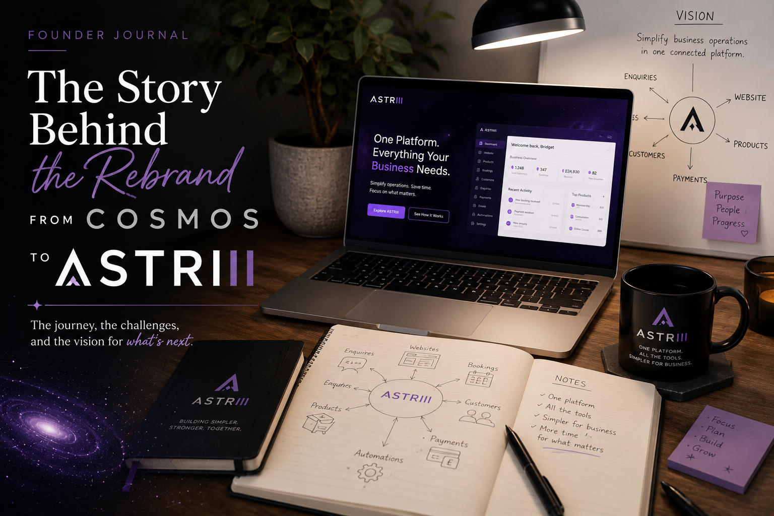 The Story Behind the Rebrand from Cosmos to ASTRIII